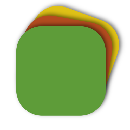 Stack of app icons
